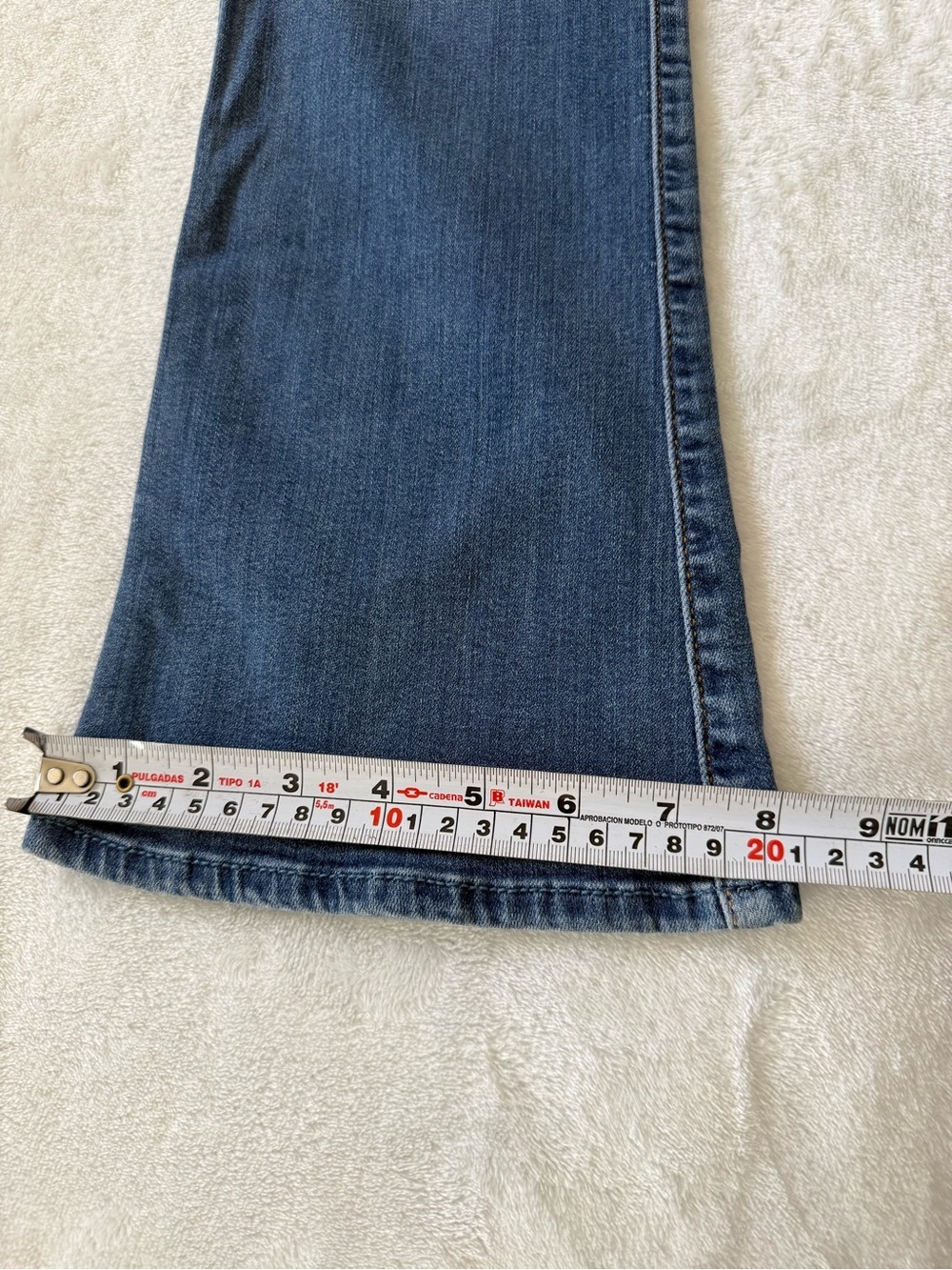 Miss Me Bootcut Jeans Size 27 Embellished Flap Pocket Y2K Denim - Picture 14 of 15